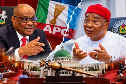 Hope Uzodinma and Nyesom Wike