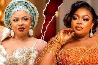Nollywood actresses Laide Bakare and Eniola Badmus amid renewed reports of their public feud