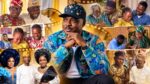 Kunle Afod and veteran actor Lere Paimo in a moment celebrating their connection in Yoruba Nollywood