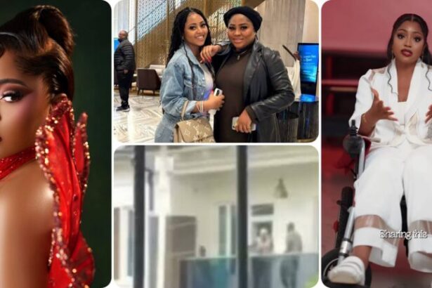 Regina Daniels amid online discussion about reported rehabilitation claims and a viral family video.