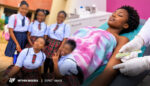 Depict image - Schoolgirl receiving Contraceptive Implant