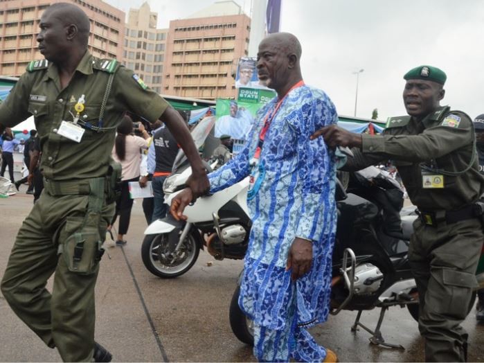 Delta State delegates exchange blows at the?APC Convention (Photos)