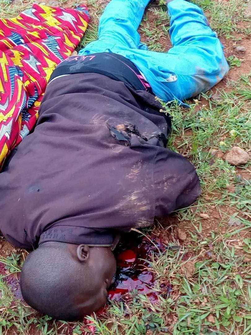 Heartbreaking photos from attack carried by unknown gunmen in Plateau state(graphic)