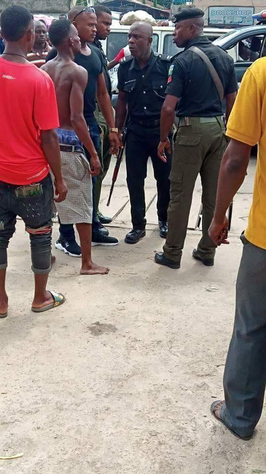 Police officers allegedly brutalize driver in Rivers State, strip him for refusing to give them bribe