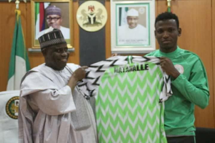 Sokoto state governor gifts Super Eagles player, Abdullahi Shehu, 4-bedroom apartment