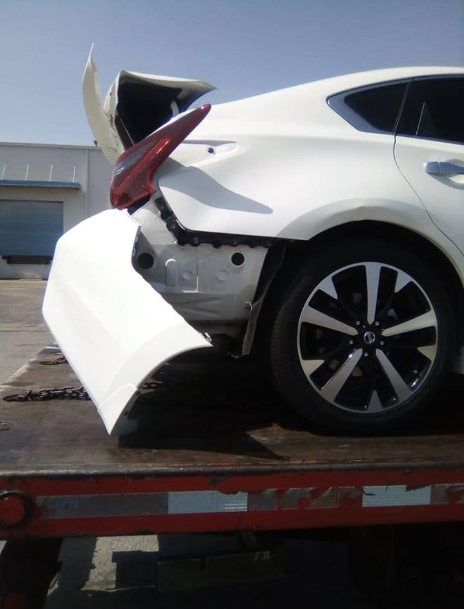 Boy Alinco escapes unhurt after getting involved in a ghastly accident in Texas, U.S. (photos)