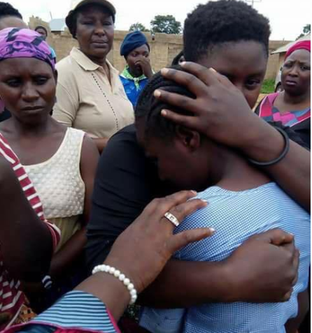 Schoolgirl in tears after returning from boarding school to discover her dad had been killed and their house razed during the Plateau killings (photos)