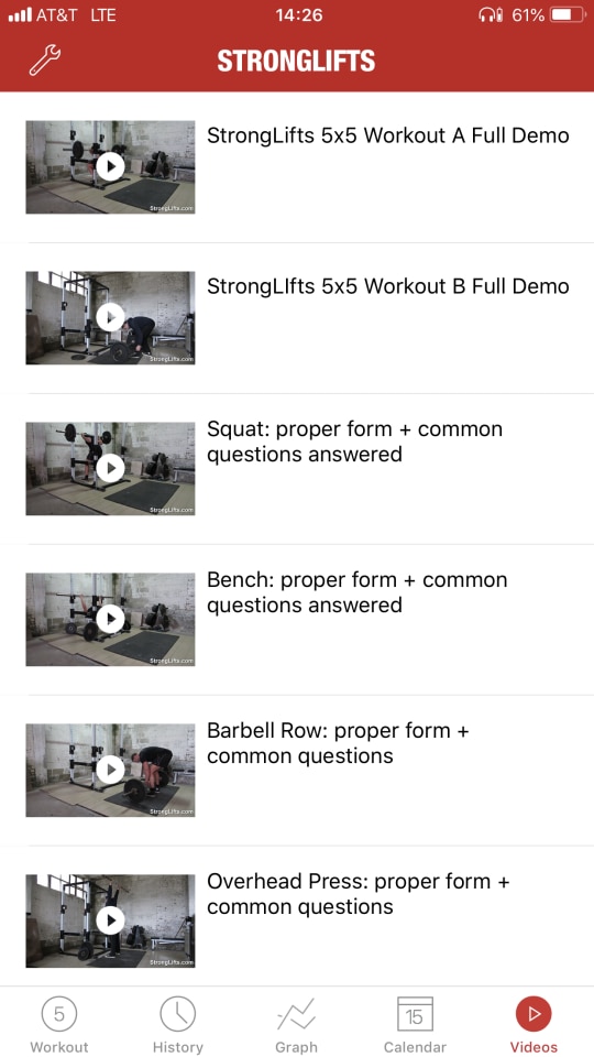 The best strength-training app: StrongLifts 5x5