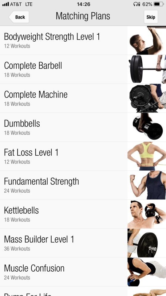 The third-highest rated strength-training app was also the top flexibility app: FitnessBuilder