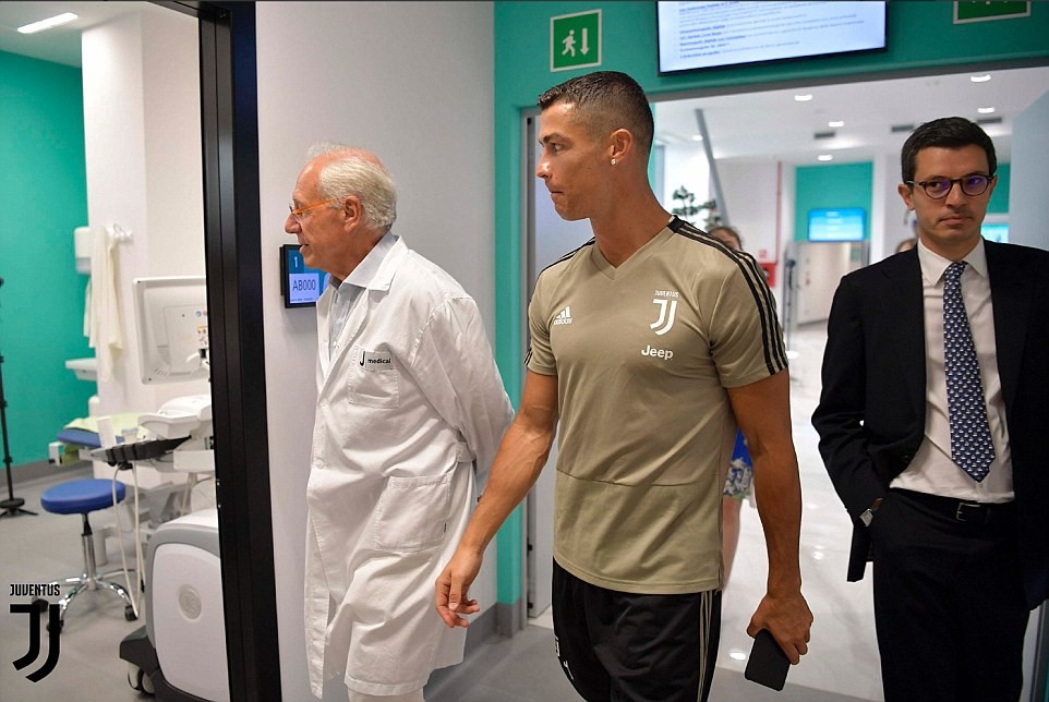 Photos of Cristiano Ronaldo as he undergoes his medical ahead of ?100m move to Juventus?