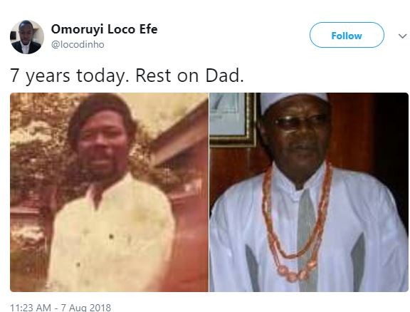 It?s been 7 years since Nollywood Actor, Sam Loco Efe passed away