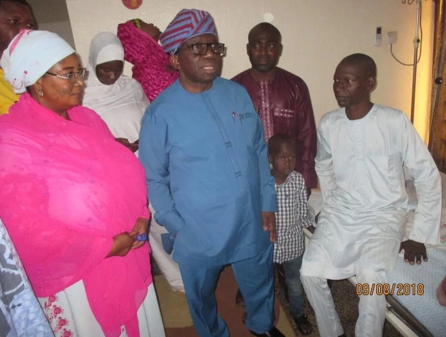 Health minister visits man who developed leg injury years after trekking from Yola to Abuja to honor Buhari