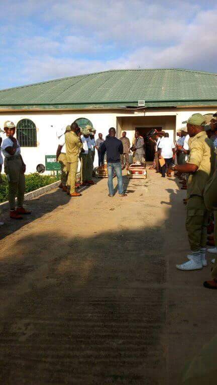 Photos: Bodies of Corps members who drowned in Taraba river, conveyed to their various states for burial