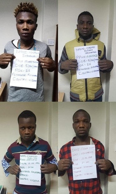 19 Nigerian men arrested in Nairobi for allegedly engaging in electronic fraud targeting Kenyans (photos)