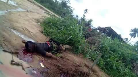 Graphic: Two soldiers, police officer, civilian shot dead by gunmen in failed attempt to kidnap expatriates in Rivers State