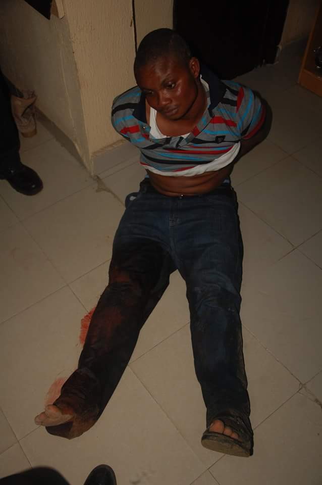 Photos: Akwa Ibom police nab notorious armed robber "Morale