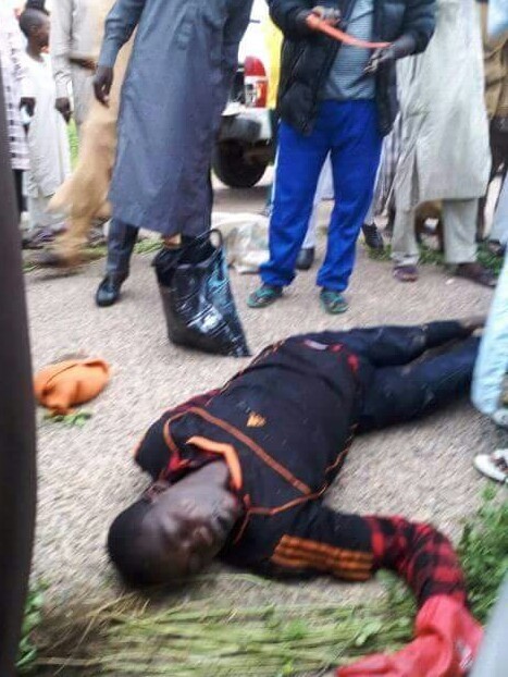 Photos: Suspected thief electrocuted while trying to steal transformer parts in Katsina