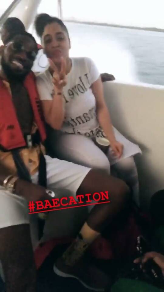 Dbanj and wife, Annie and 2face go on baecation in Dubai (photos/video)