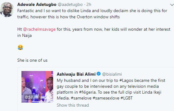 Social media users react to Bisi Alimi and his husband