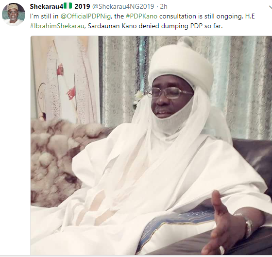 Ibrahim Shekarau denies defecting to APC, says 