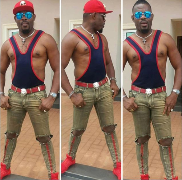Emeka Enyiocha shows off his dad bod in new photos