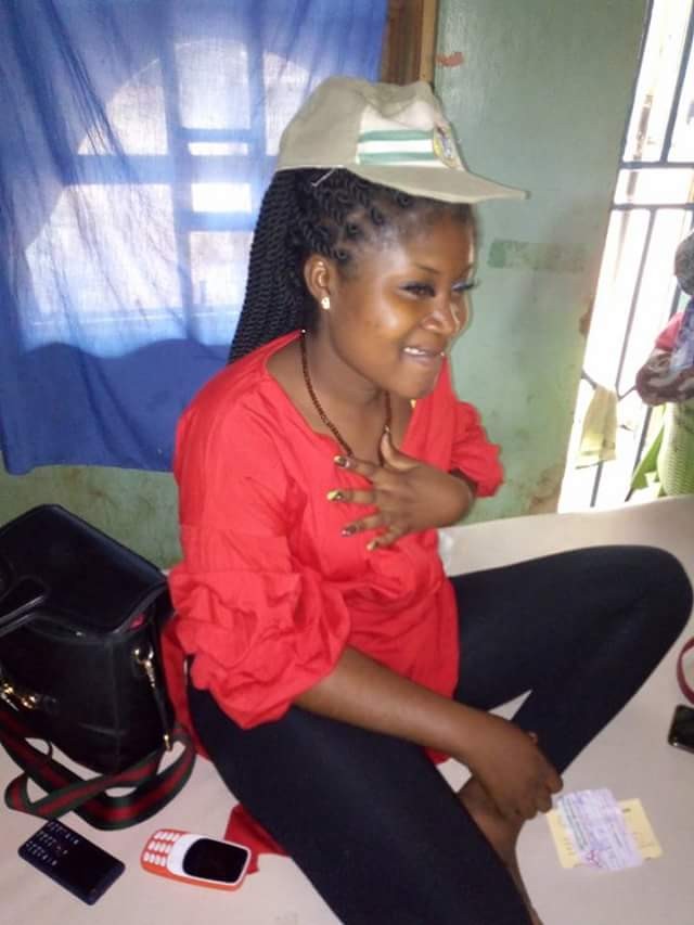  Photos: Female Corps member miraculously escapes death as car is crushed in an accident