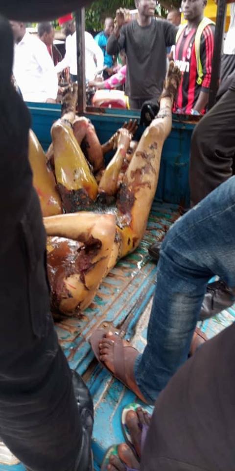 Graphic photos from the Nasarawa gas station explosion