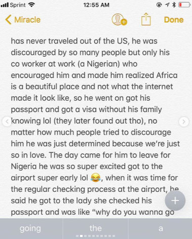 Nigerian lady narrates how she met her American husband on Facebook