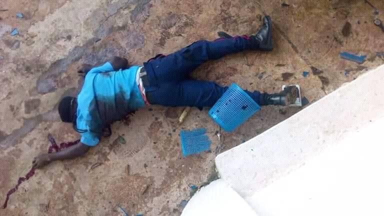 One killed as armed robbers attack Union Bank in Igede, Ekiti (Graphic Photos)