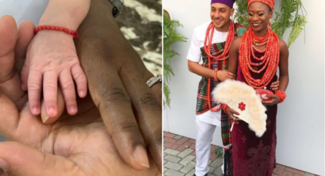 DJ Sose and wife, Olamide, welcome baby girl