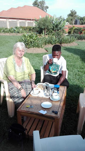 71-year-old Swedish ex-wife of Ugandan singer Guvnor Ace gets engaged to her 19-year-old lover
