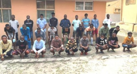 EFCC arrest 28 suspected internet fraudsters using pseudo names to defraud victims in Lagos
