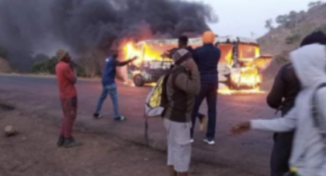 BREAKING: Wikki Tourists FC bus burnt to ashes in accident