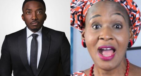 Comedian Bovi reacts as Kemi Olunloyo speaks on his death